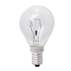 Ball bulb E-14 25W 230V transparent Spectrum