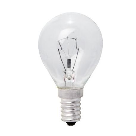 Ball bulb E-14 25W 230V transparent Spectrum