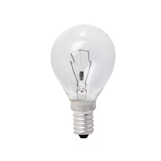 Ball bulb E-14 25W 230V transparent Spectrum