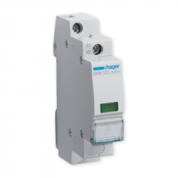 Green modular lamp SVN121 AC 230V Hager