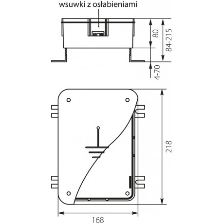 Box for lightning protection connector PZO 35.01 ELEKTROPLAST
