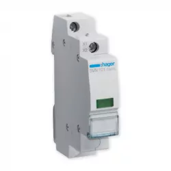 Przełącznik z lampką zieloną SVN413 1Z 16A Hager