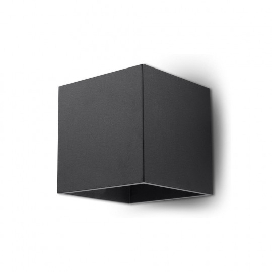 QUAD 1 cube wall lamp black G9 SL.0057 SOLLUX