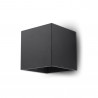 QUAD 1 cube wall lamp black G9 SL.0057 SOLLUX