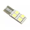 Żarówka samochodowa LED W5W T10 4 SMD 5050 CANBUS