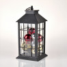LED decorative lantern black with bubbles 312815 3xAA POLUX