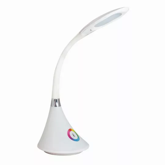 Lampka biurkowa LED COSMOS-4 biała 7W RGB Polux