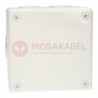 Surface mounted white box 118x118x68 IP55 large/rubber 053-01 VIPLAST