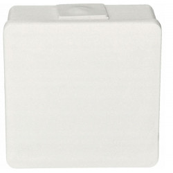 White n/t box 118x118x68 IP55 large/rubber 053-01