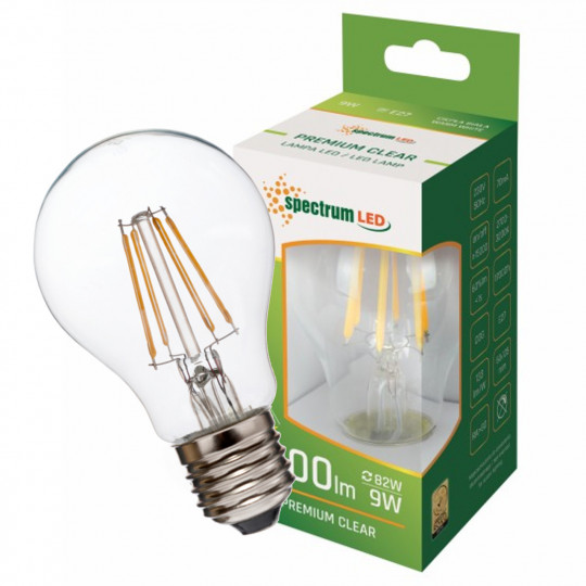 GLS COG E27 9W warm WW Spectrum LED bulb