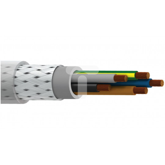 LiYCY 2x0.5 shielded grey control cable