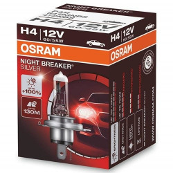 H4 12V 55W Night Breaker Silver bulb 1 piece OSRAM.