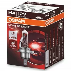 H4 12V 55W Night Breaker Silver bulb 1 piece OSRAM.
