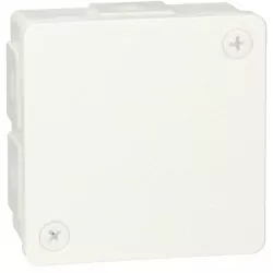 Puszka biała v/t 86x86x40 IP55 guma2 022-01 ViPl