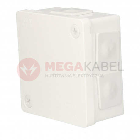 White v/t box 86x86x40 IP55 rubber2 022-01 ViPl