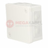 Box white 86x86x40 IP55 rubber2 022-01 ViPlast