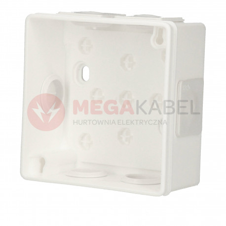 White v/t box 86x86x40 IP55 rubber2 022-01 ViPl