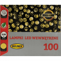 Lampki choinkowe 100 LED ciepłe wew.4,9m 20-038 Bu