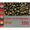 Lampki choinkowe 100 LED ciepłe wewnetrzne 4,9m 20-038 Bulinex