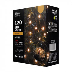 Lampki EMOS świetliki XMAS burs/vint.timer ZY1434T