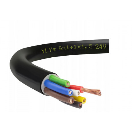 YLY-S 6x1+1.5 automotive cable
