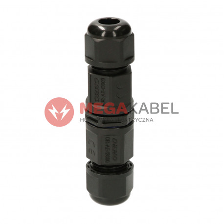 Straight cable connector 3x1.5 IP68 OR-AE-13600 Orno