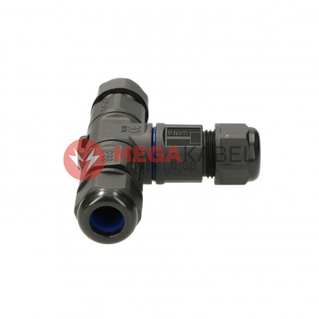 Cable connector tee 3x4 IP68 OR-AE-13602 Orno