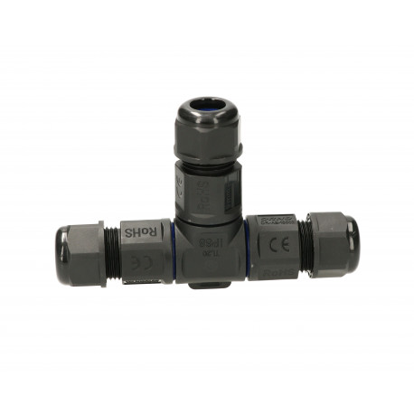 Cable connector tee 3x4 IP68 OR-AE-13602 Orno