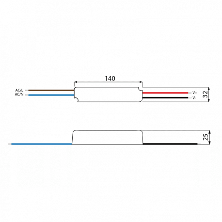 Zasilacz 24V/1A CV IP67 20W GPV-20-24 MPL GLP