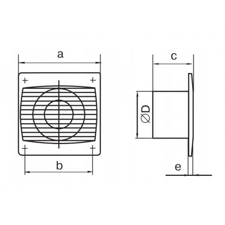 Home fan STYL 100S white VENTS