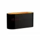 SQUALLA black/gold wall lamp by Spectrum