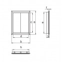 Inspection door 250x300mm white WPD250x300WH