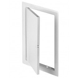 Inspection door metal 300x300mm white DM91 Awe