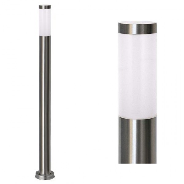 Inox garden post lamp LIVIA CIE014-100 40W
