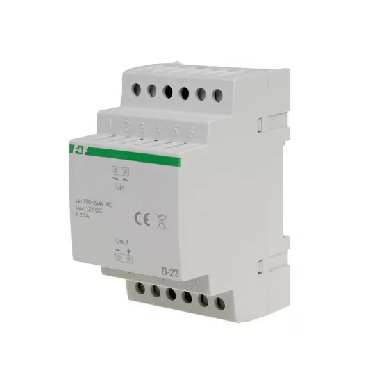 Zasilacz impulsowy 100-265V/12V DC 30W ZI-22 F&F