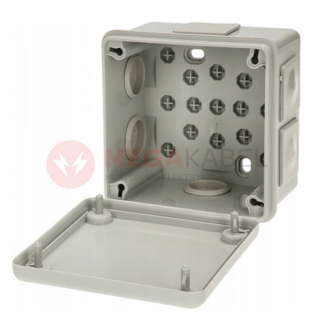 Ash box b/clamp deep 90x90x50 043-03 ViP
