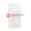 Breeze double socket with flap white 1804-36 white IP44 Kos