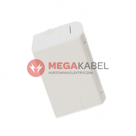 Bryza single socket with flap white 1804-32 white IP44 Kos