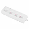Portable quadruple 16A 2P 250V socket white ORNO