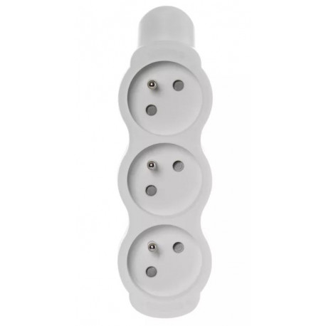 3GN grounded extension cord socket white P0300 Emos