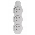 3GN grounded extension cord socket white P0300 Emos