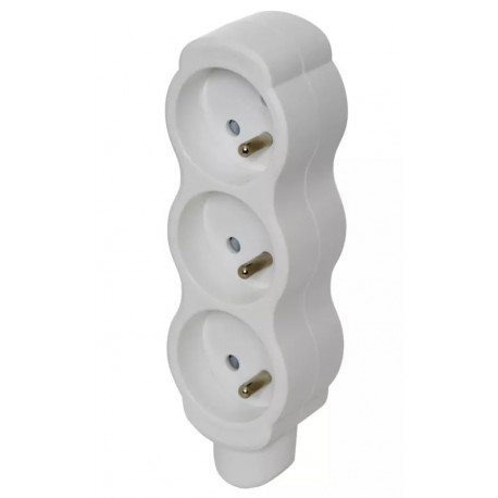 3GN grounded extension cord socket white P0300 Emos