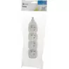 4-GN extension socket with ground white P0400 Emos