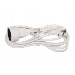 Residential extension cable 3 meters 1-GN grounded NFL-001 EMOS