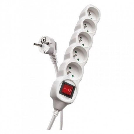 Residential extension cable 5m 5-GN with grounded switch HE1515 EMOS