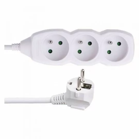 Residential extension cable 3meter 3-GN grounded E0313 Emos