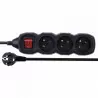 Residential extension cable 1,5m 3-GN with grounding + switch HE1311 Emos
