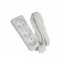 Extension cable 5m with ground 3GN 3x1 white P0315 Emos