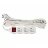 3GN/W residential extension cable with grounding 10m 3x1 P1310 white EMOS