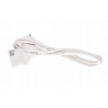 Extension cable 1-GN grounded 3x1 white 1.5m P0111 Emos